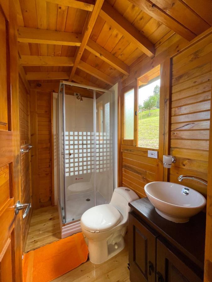 Glamping Y Chalet Aventura Park Villa De Leyva La Periquera 外观 照片