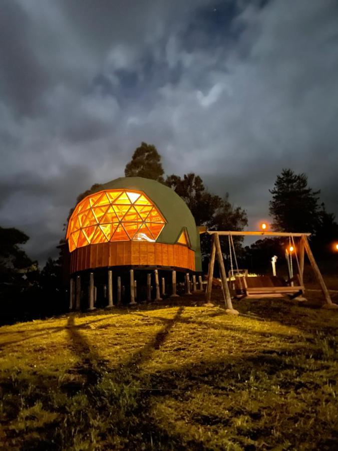 Glamping Y Chalet Aventura Park Villa De Leyva La Periquera 外观 照片