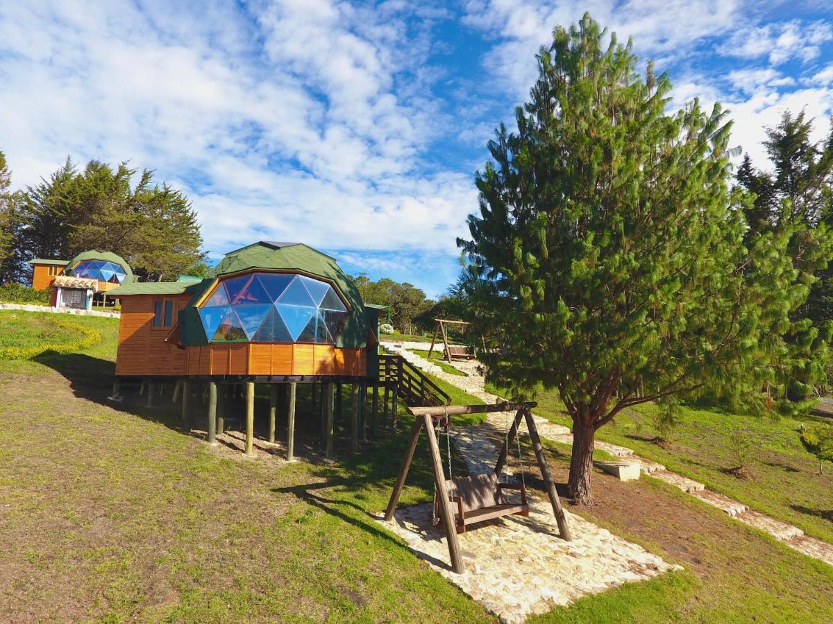 Glamping Y Chalet Aventura Park Villa De Leyva La Periquera 外观 照片