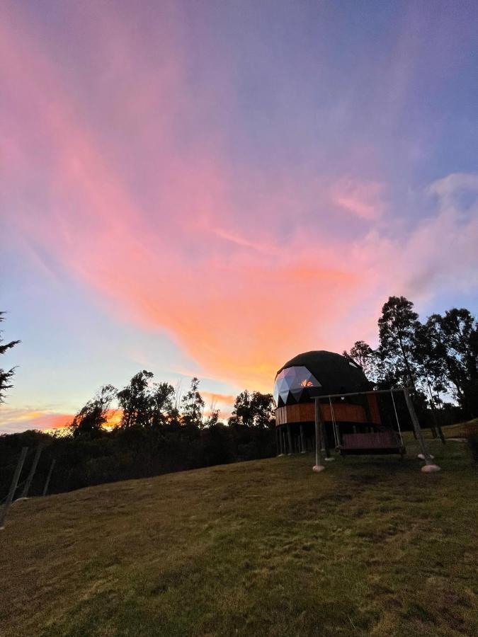 Glamping Y Chalet Aventura Park Villa De Leyva La Periquera 外观 照片