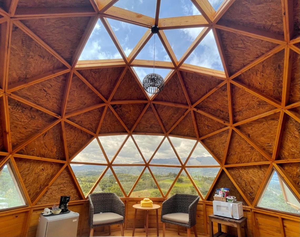 Glamping Y Chalet Aventura Park Villa De Leyva La Periquera 外观 照片
