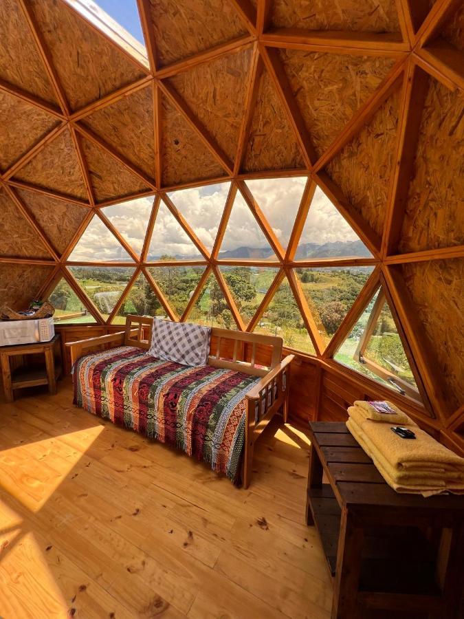 Glamping Y Chalet Aventura Park Villa De Leyva La Periquera 外观 照片