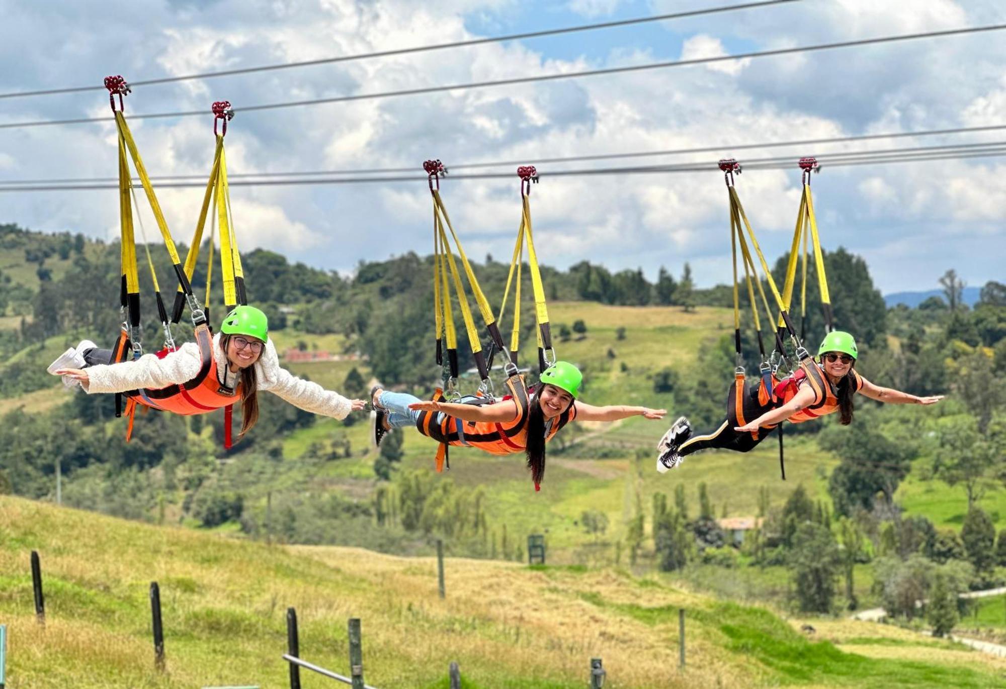 Glamping Y Chalet Aventura Park Villa De Leyva La Periquera 外观 照片