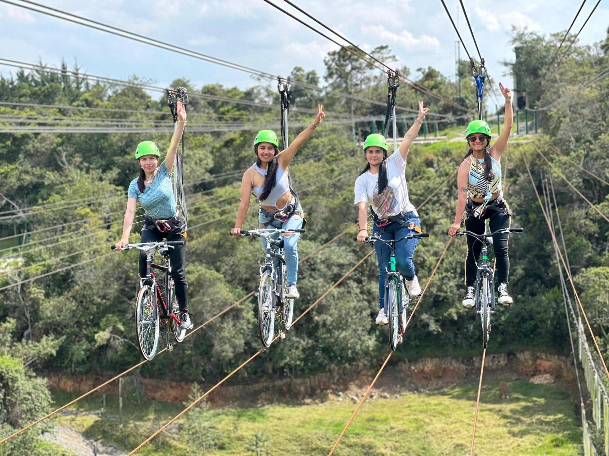 Glamping Y Chalet Aventura Park Villa De Leyva La Periquera 外观 照片