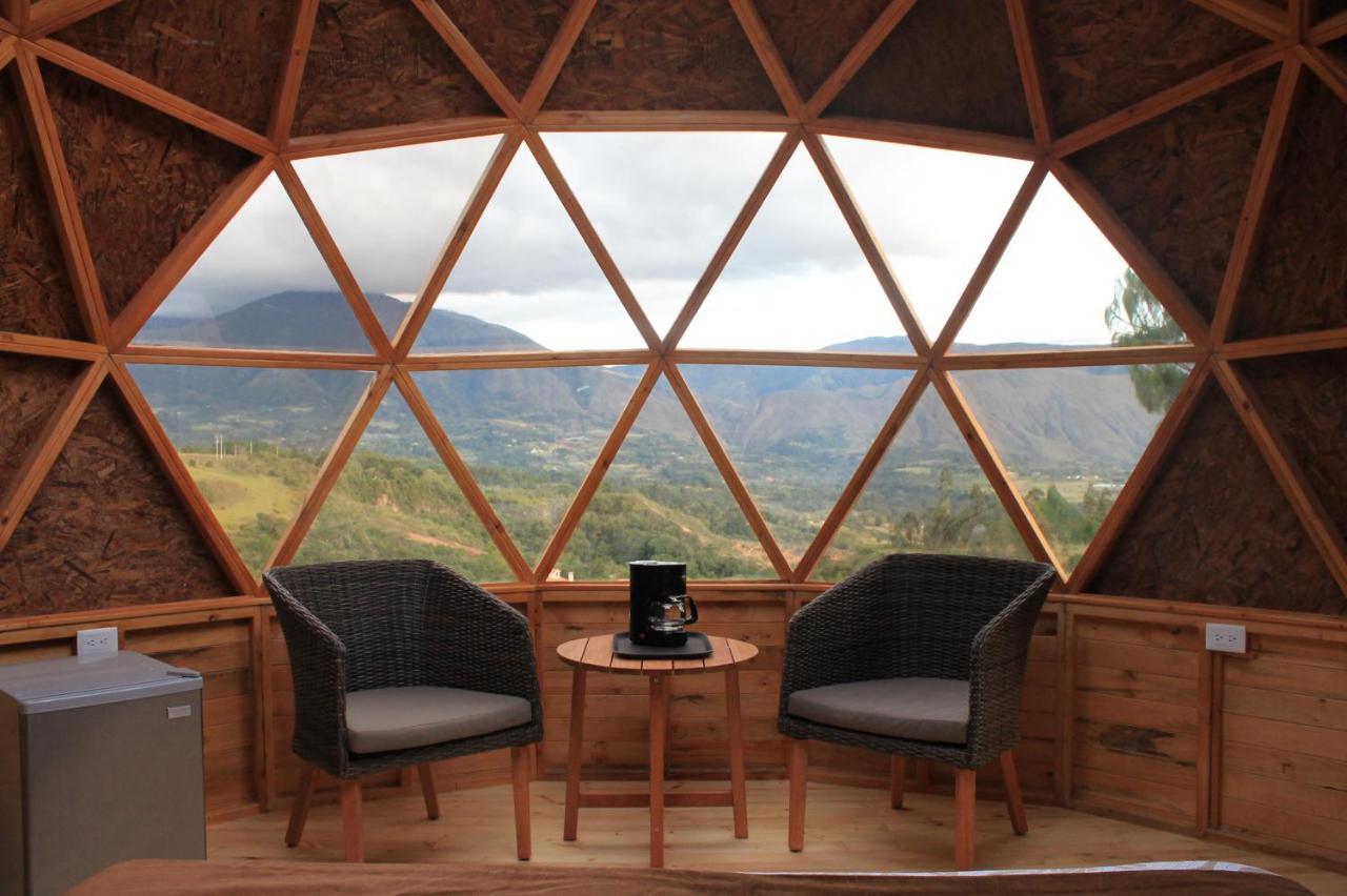 Glamping Y Chalet Aventura Park Villa De Leyva La Periquera 外观 照片