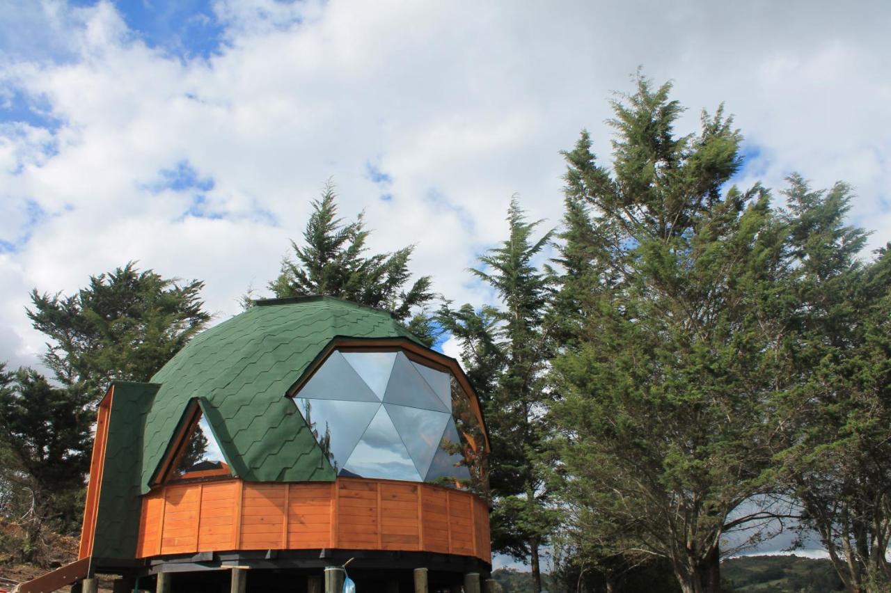 Glamping Y Chalet Aventura Park Villa De Leyva La Periquera 外观 照片